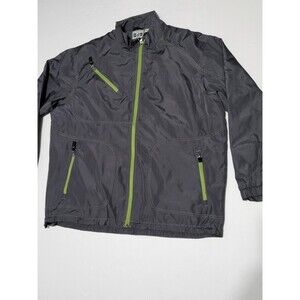 (#C) Destinations  Full Zip Long Sleeve Windbreaker Size Men's XL  Gray